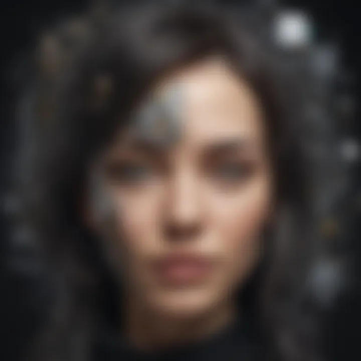 A visual representation of diverse brand identities created through AI.