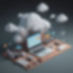 Visual representation of cloud-based anti-spam architecture