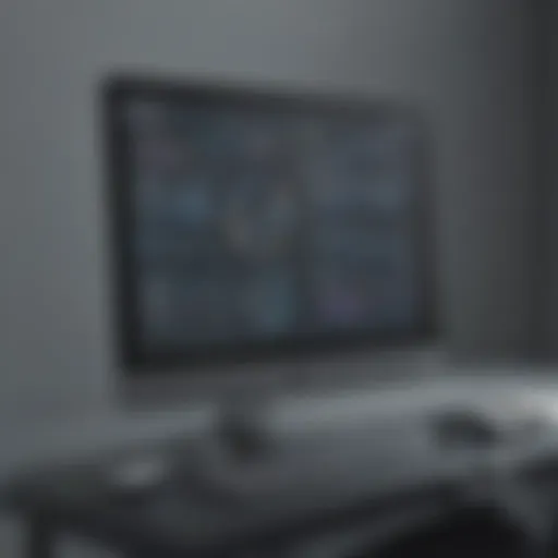 Visual representation of QMS software interface