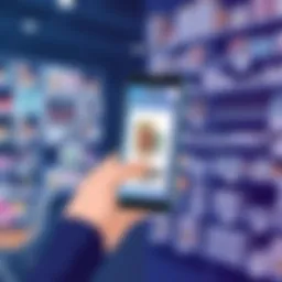 An illustration of a smartphone scanning a product barcode