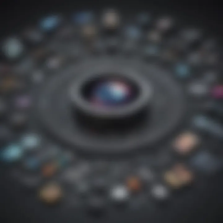 Visual representation of iMovie's diverse editing tools and features.