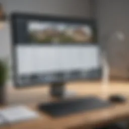 User interface of MLS listing software showcasing property details and search features
