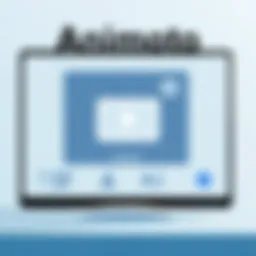 User Interface of Animoto Software showcasing intuitive design