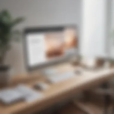 Mac device demonstrating landlord software in use