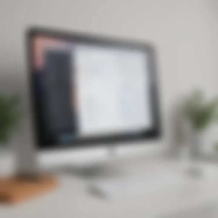 User interface of landlord software for Mac