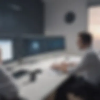 A team discussing integration strategies for software