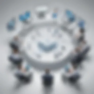 Collaboration Among Professionals with Creo Viewer Free Business professionals collaborating using Creo Viewer Free