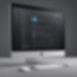 A sleek Mac interface displaying a drag and drop website builder