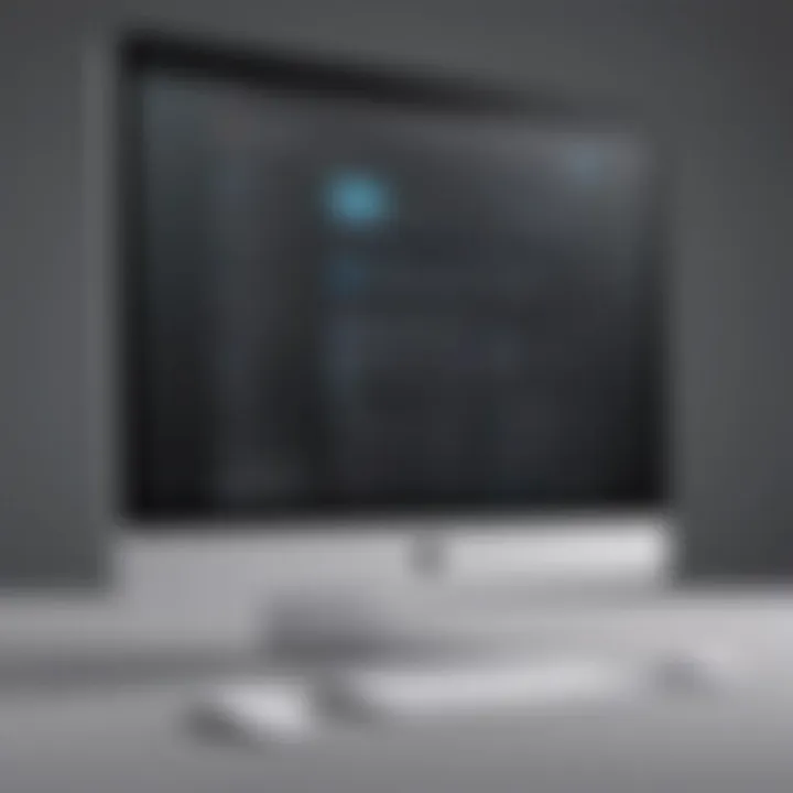 A sleek Mac interface displaying a drag and drop website builder