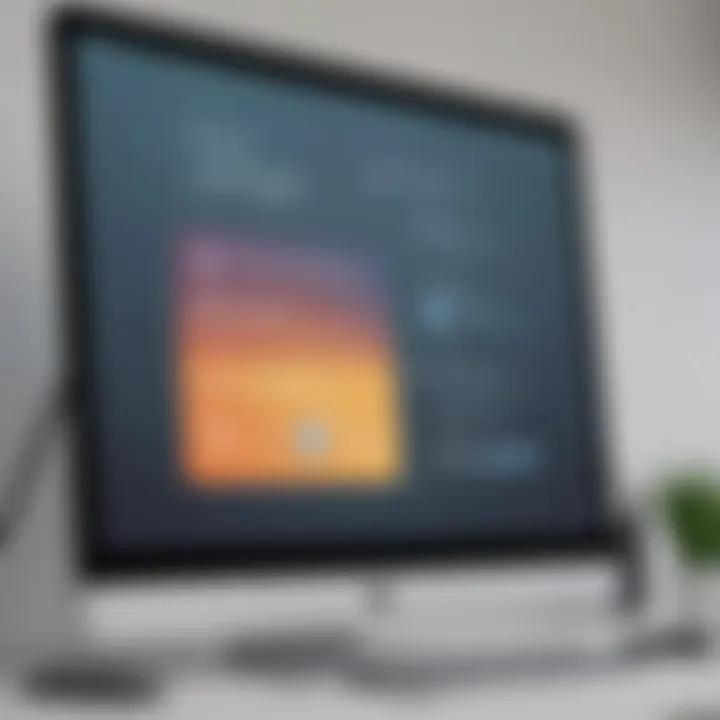 Innovative job application software interface