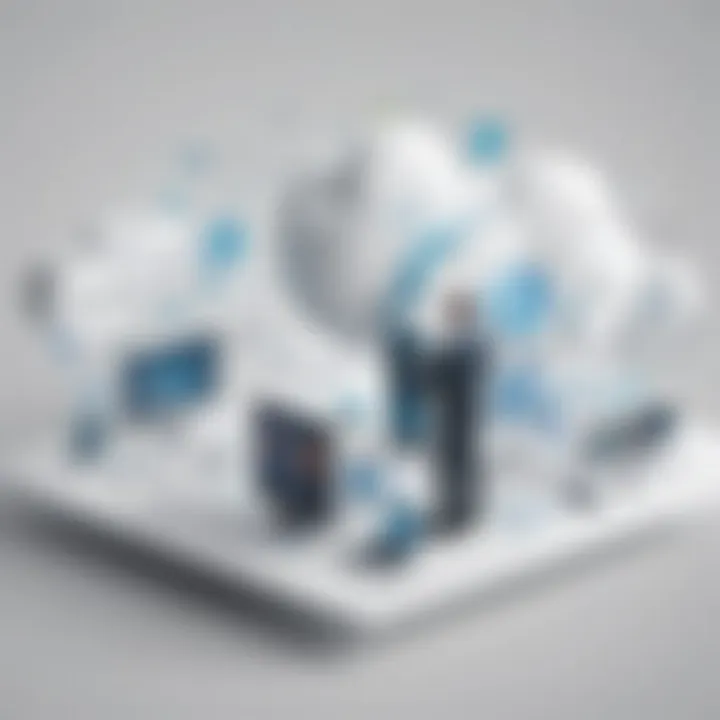 Diagram highlighting strategic advantages for businesses