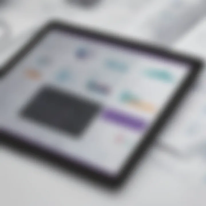 A close-up of MYOB Free's reporting features