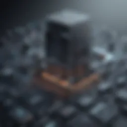 Conceptual illustration of netrival in business strategy