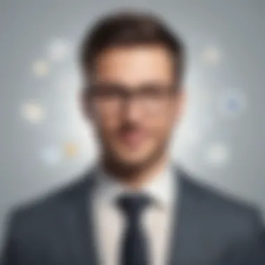Visual representation of the benefits of using Nimble CRM software