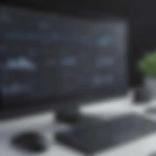 A visual representation of digital assets management interface