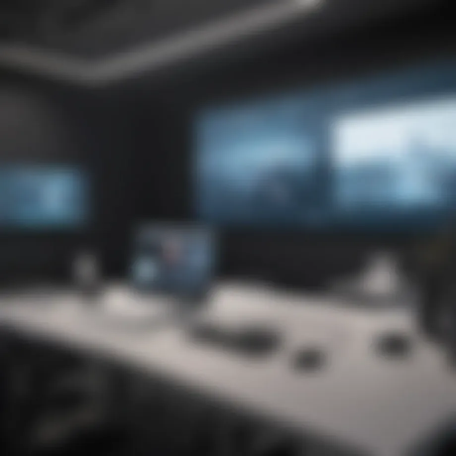 An engaging virtual conference setup displaying various interactive features