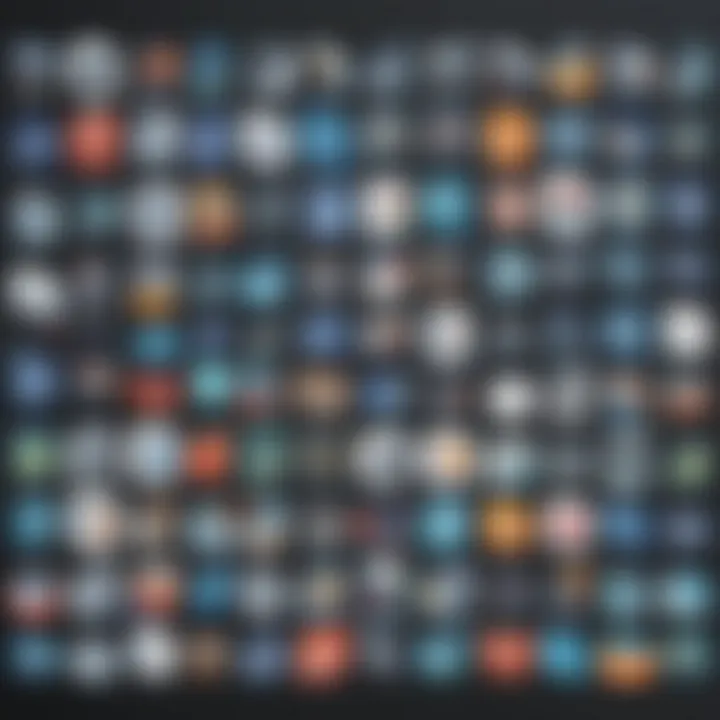 A collage of various SaaS website builder logos
