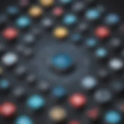 Visual representation of various IoT device search engines