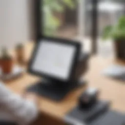 Shopify POS interface on Mac desktop
