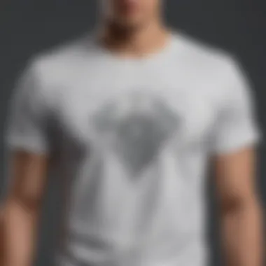Innovative T-Shirt Design Software Interface A creative interface showcasing t-shirt design software features