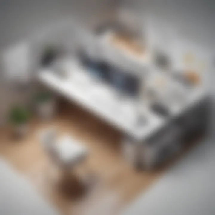 An optimized workspace layout for enhanced productivity