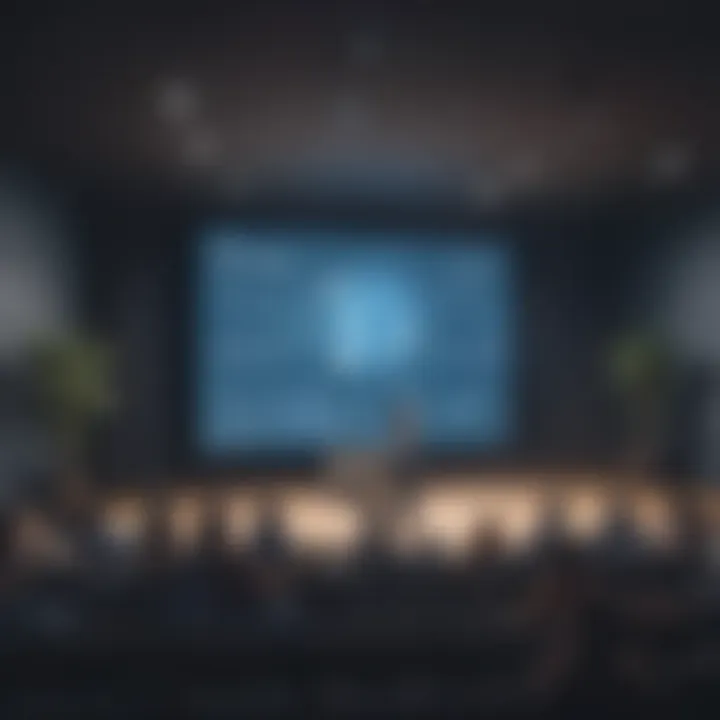 Engaging virtual audience with interactive features