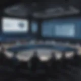 High-tech virtual conference setup showcasing advanced tools