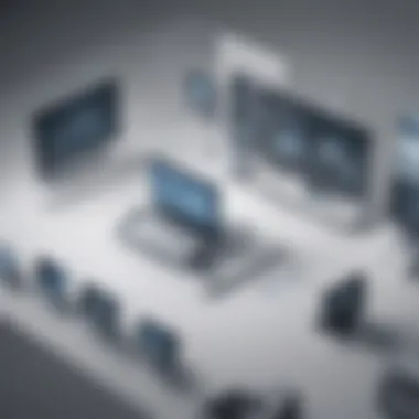 An abstract representation of a corporate learning environment