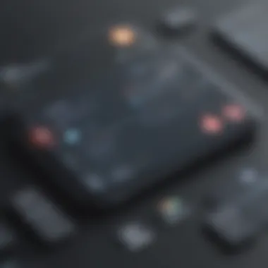 Key Features of Push Notification Services Visual representation of push notification features