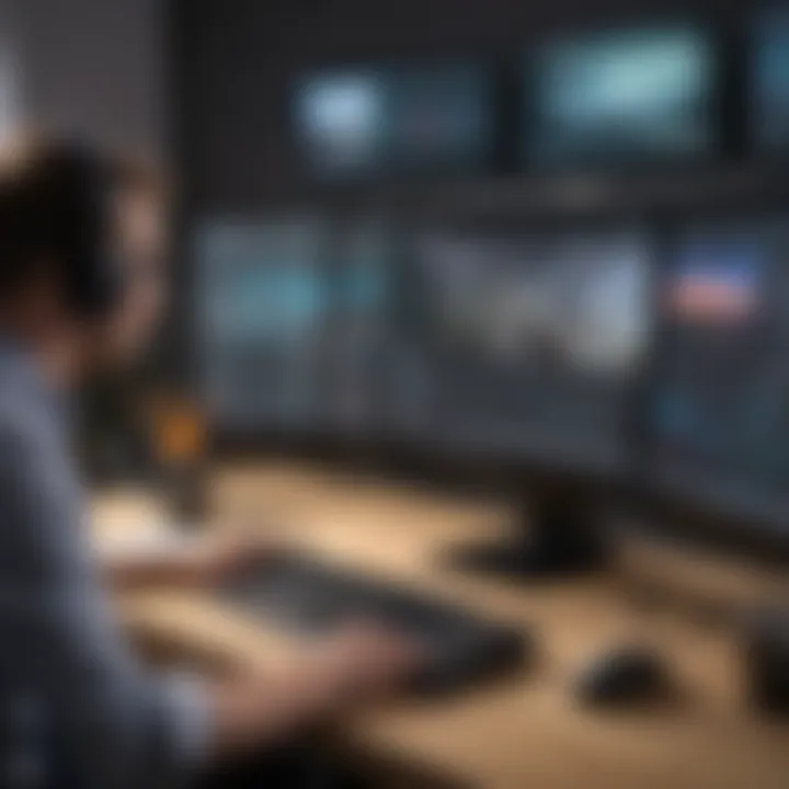Visual representation of Vmix Call in action during a live streaming session