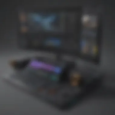 User interface of Vmix Call showcasing video layout options