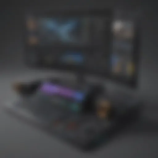 User interface of Vmix Call showcasing video layout options