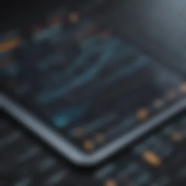 Graphical representation of financial performance metrics