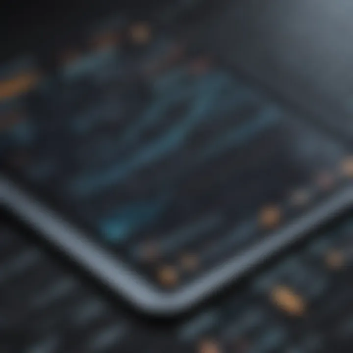 Graphical representation of financial performance metrics