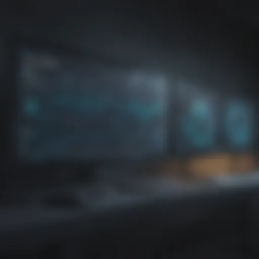 Visual representation of Foglight monitoring dashboard showcasing performance metrics.