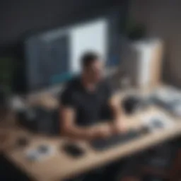 Freelancer platform user interface