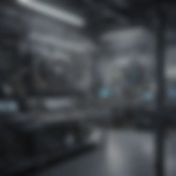 Future trends in mechanical workshop software illustrated through innovative graphics
