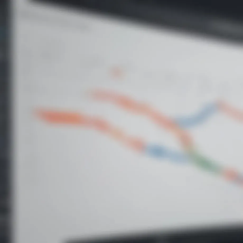 Gantt chart overview showcasing project timelines