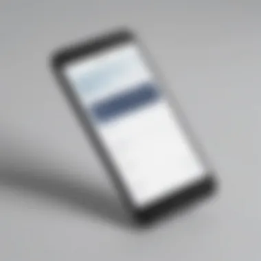 User-Friendly Mobile Form Design Dynamic mobile form interface showcasing user-friendly design
