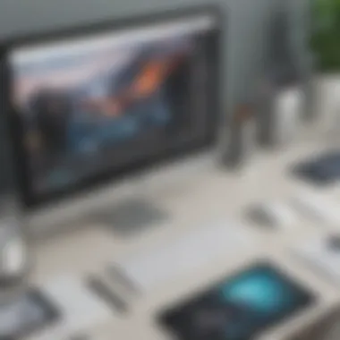 Diverse Graphic Design Platforms Overview Showcasing various graphic design tools interface