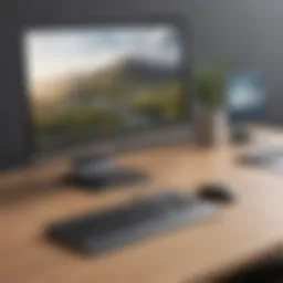 Visual representation of HP Remote Desktop interface showcasing user-friendly features.