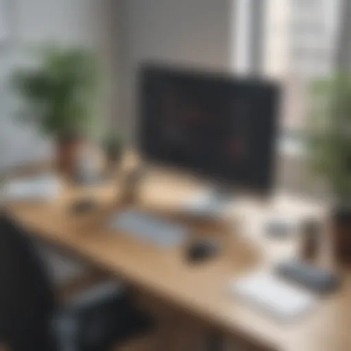 A digital workspace showcasing Slack and Miro integration.