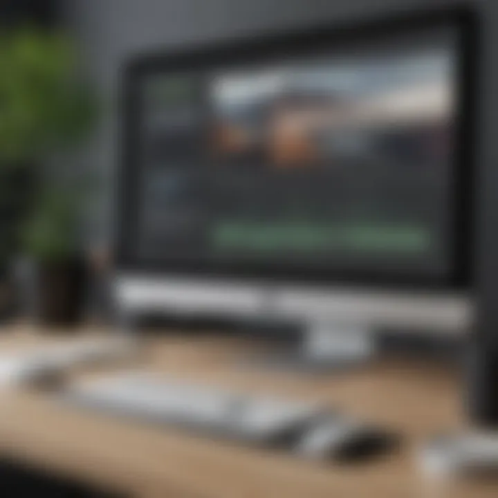 Camtasia video editing workspace featuring tools and timeline