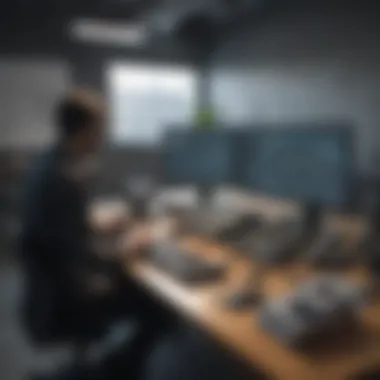 Enhancing Workshop Efficiency A workshop environment utilizing advanced software for operational efficiency