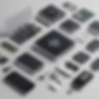 Graphic illustrating supported devices for Recoverit