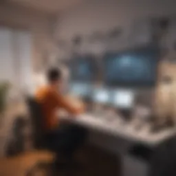 An engaging workspace of a oneshot editor showcasing various digital tools and resources.