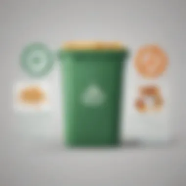 Graph depicting waste reduction through improved inventory practices