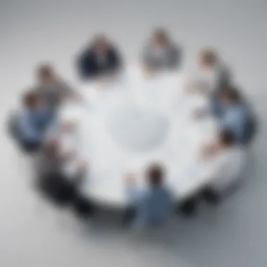Implementation Strategies for Ezee Software Business professionals discussing Ezee Software implementation strategies