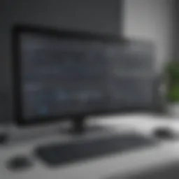 Visual representation of PRTG Network Monitor dashboard
