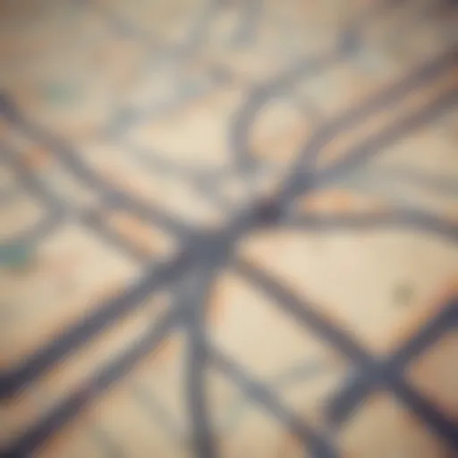 Visual representation of a strategic roadmap